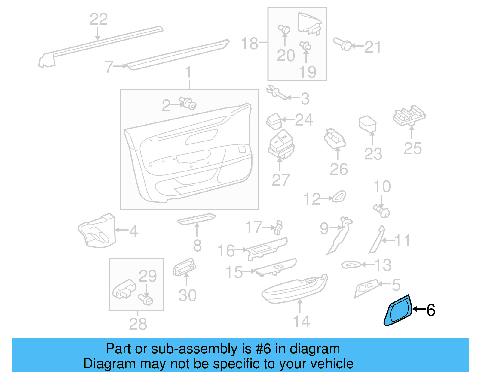 Lower Grille 3C0-867-149-C-UBN - View 9