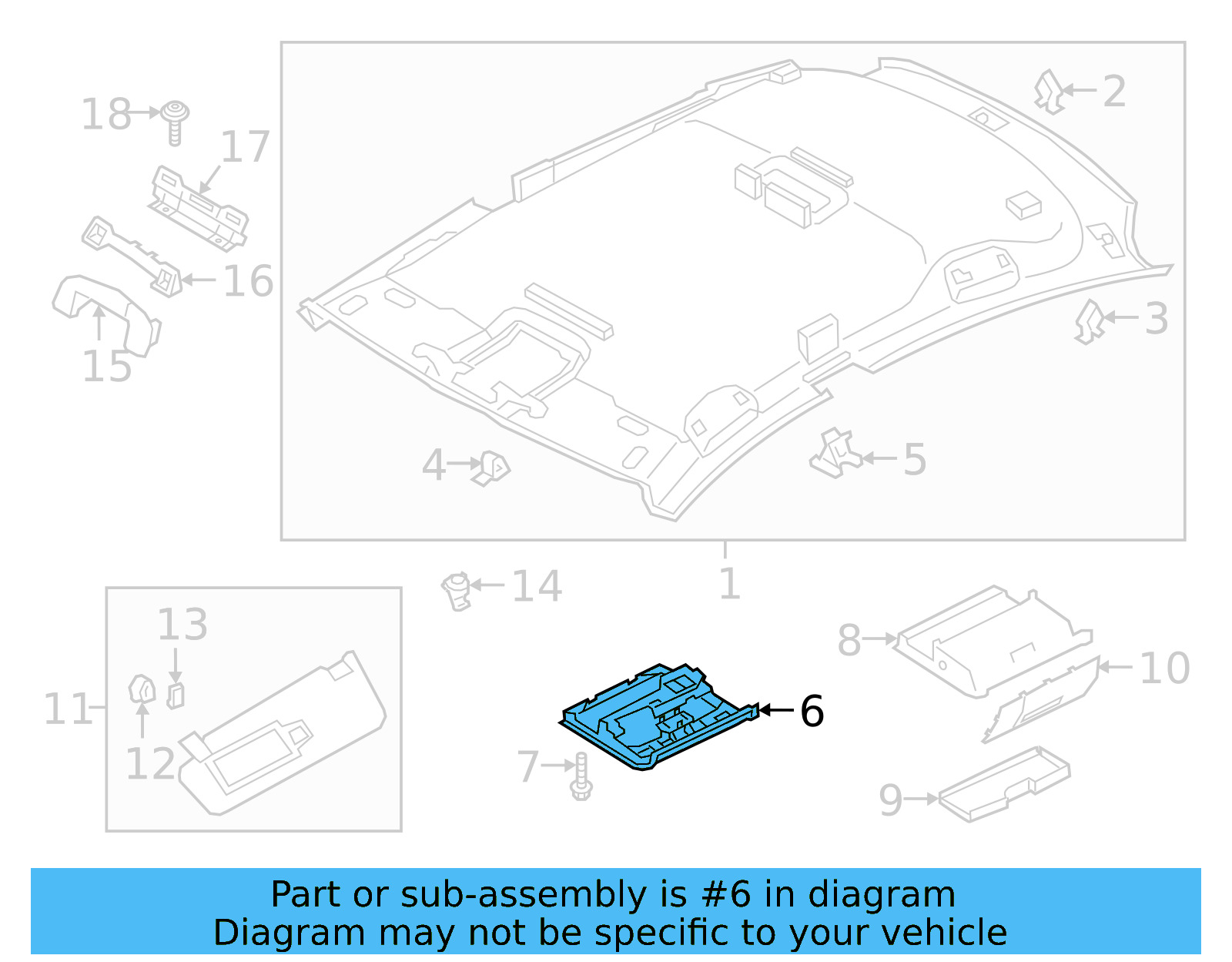 Front Frame 3G0-867-489-D-82V - View 6