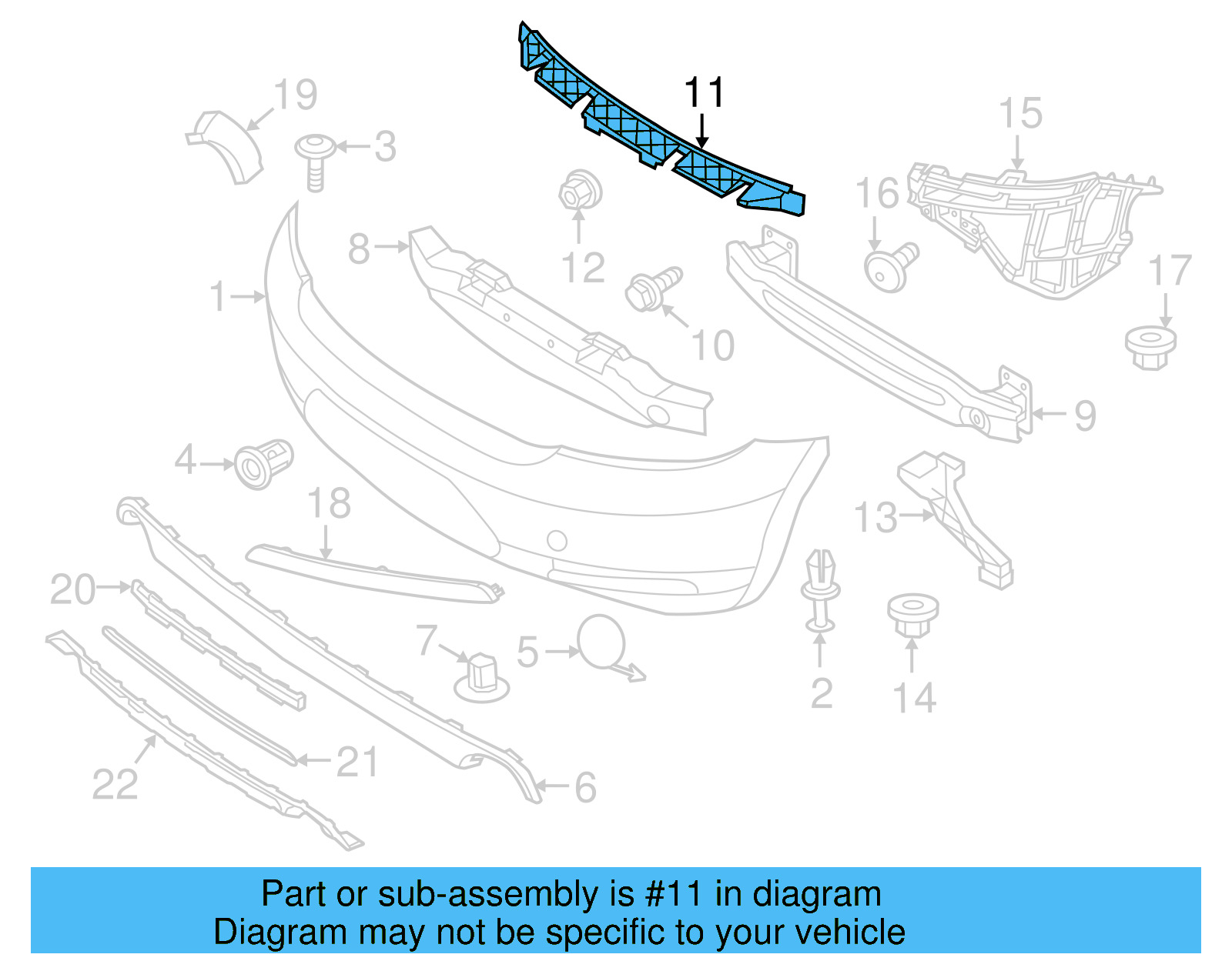 Center Support 5C5-807-861 - View 3