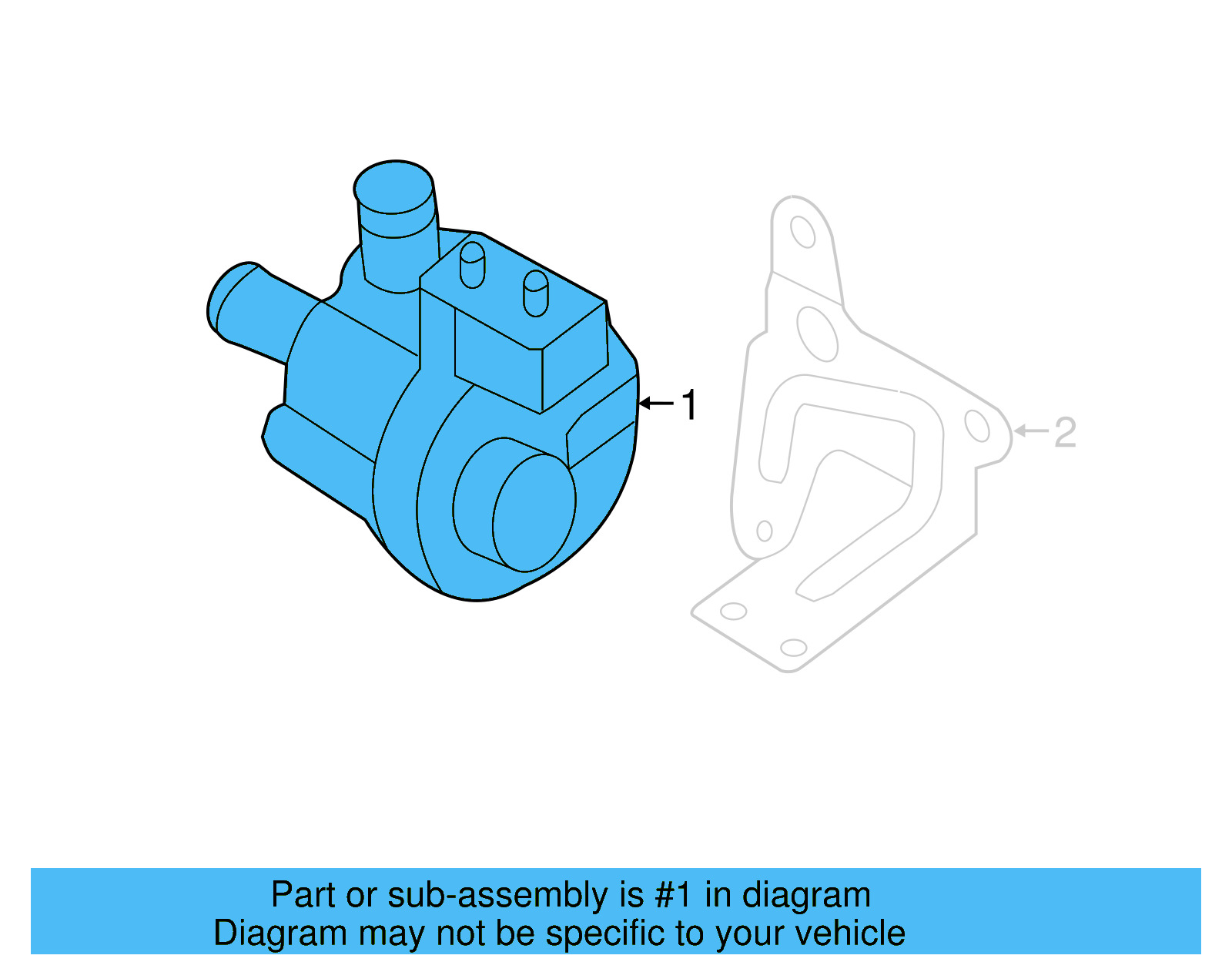 Engine Auxiliary Water Pump 5Q0-965-567-J - View 5