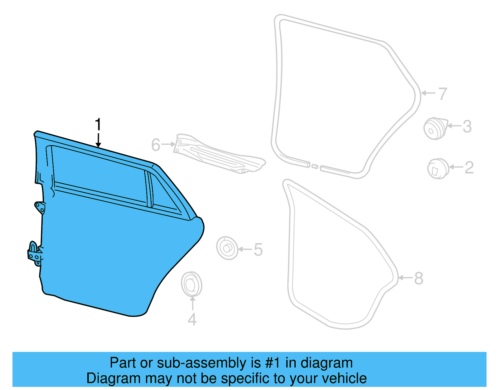 Door Shell 1K9-833-055-B