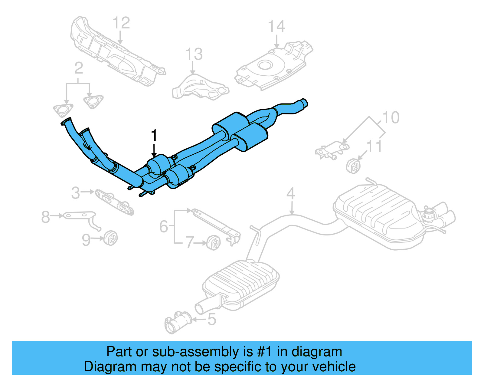 Converter & Pipe 1K0-254-507-DX - View 5