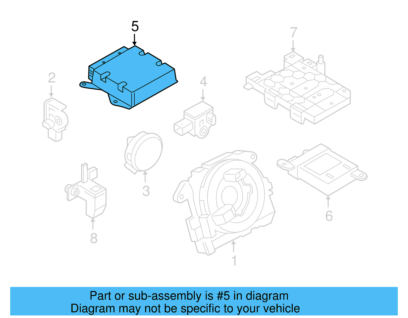 Control Module 5Q0-959-655-T-Z0M - View 4