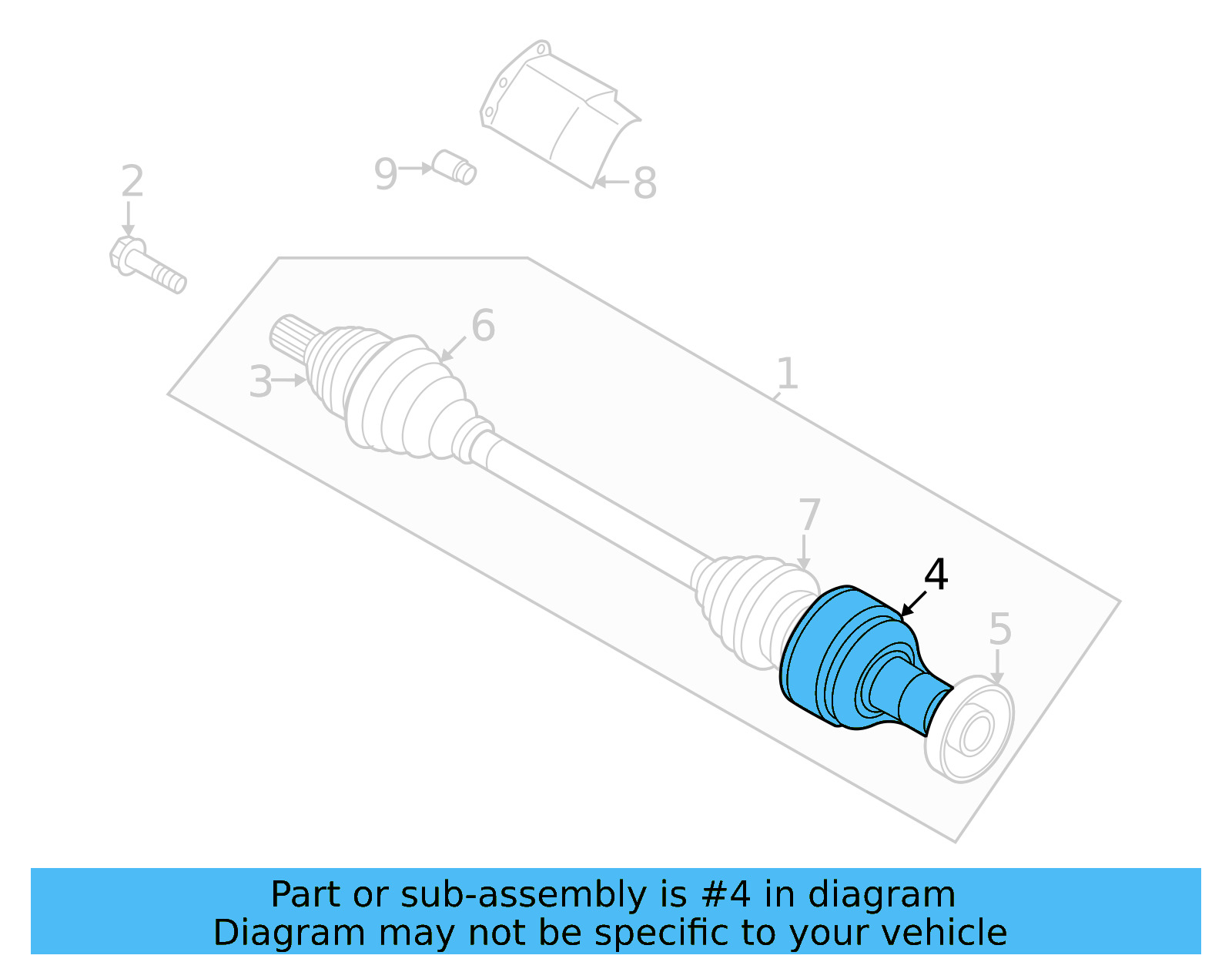 Inner Joint Assembly 5QN-498-103-A - View 7
