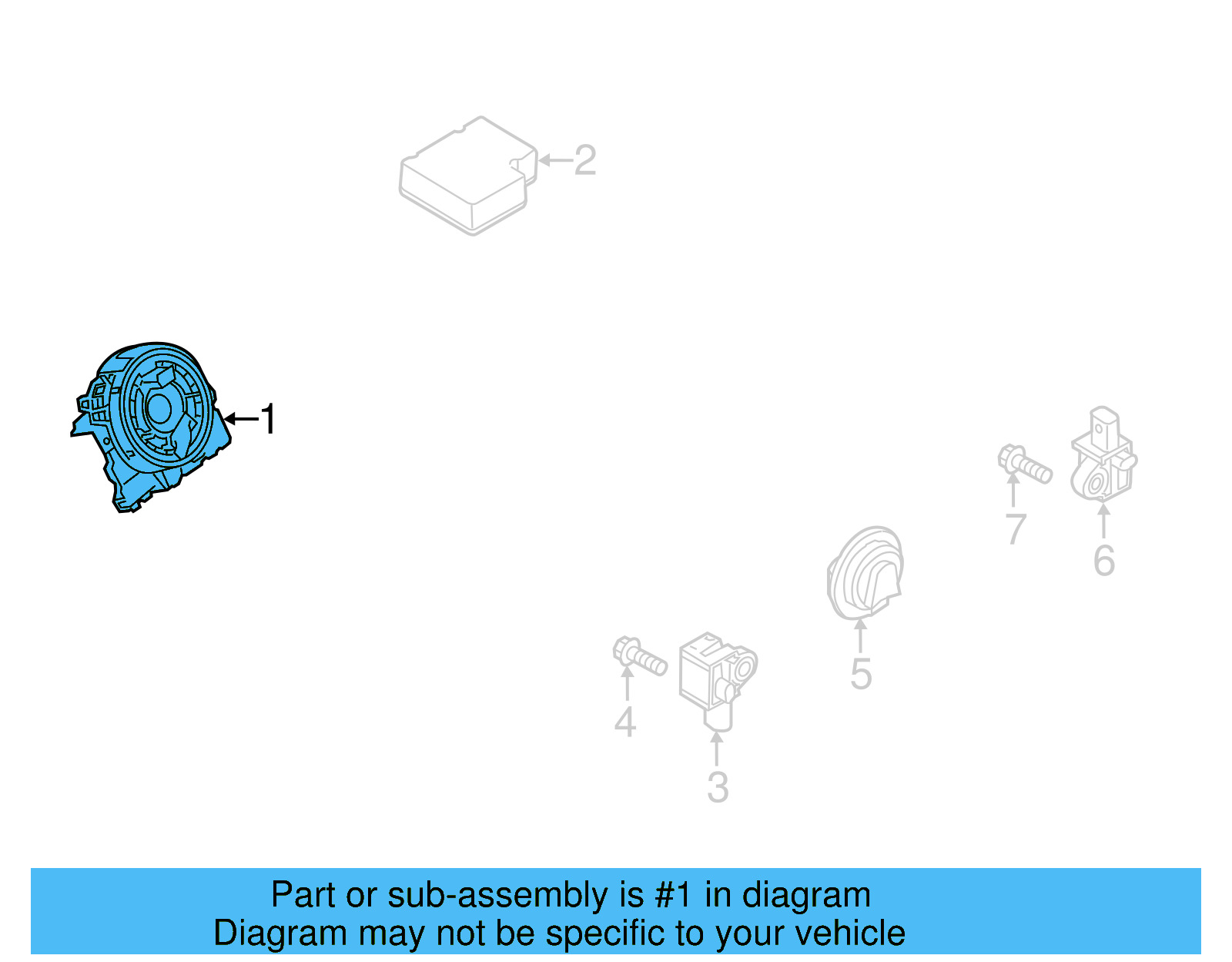 Clock Spring 5K0-953-569-BC - View 14