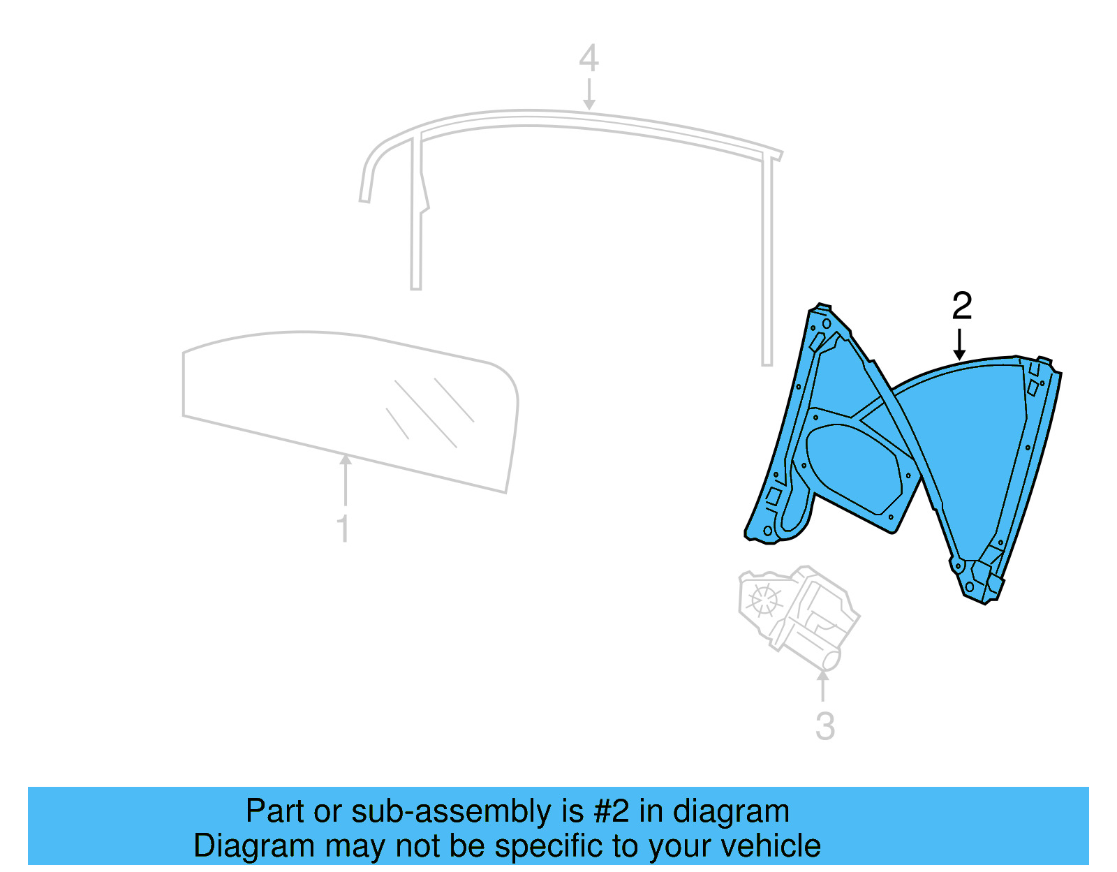 Window Regulator 5C6-837-462-K - View 7