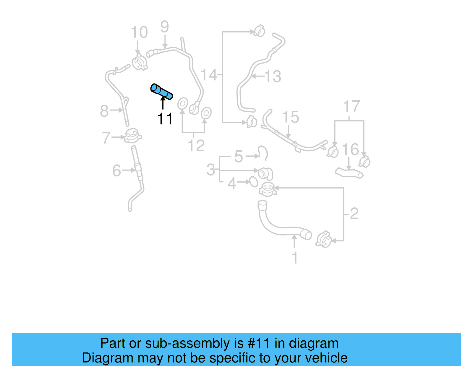 Water Inlet Pipe Bolt 06A-145-541-J - View 2