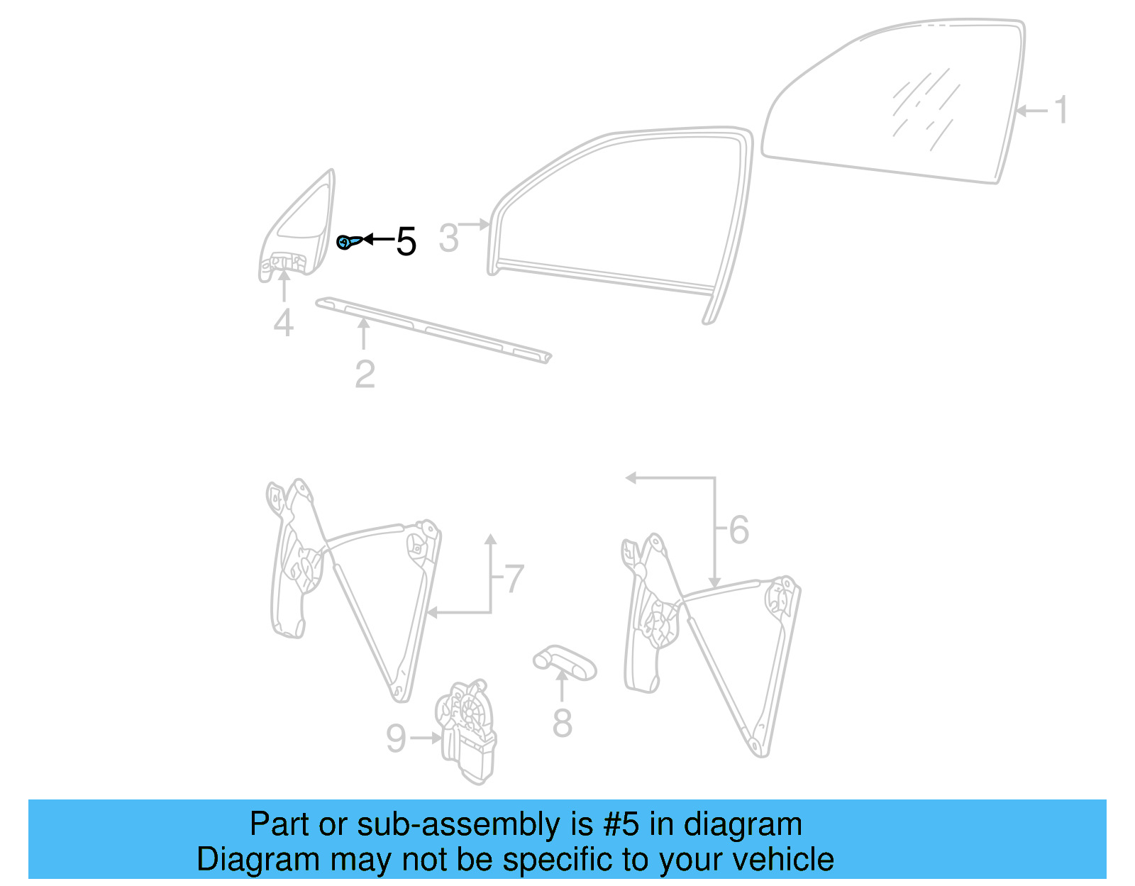 Corner Trim Clip 3B0-837-732 - View 5