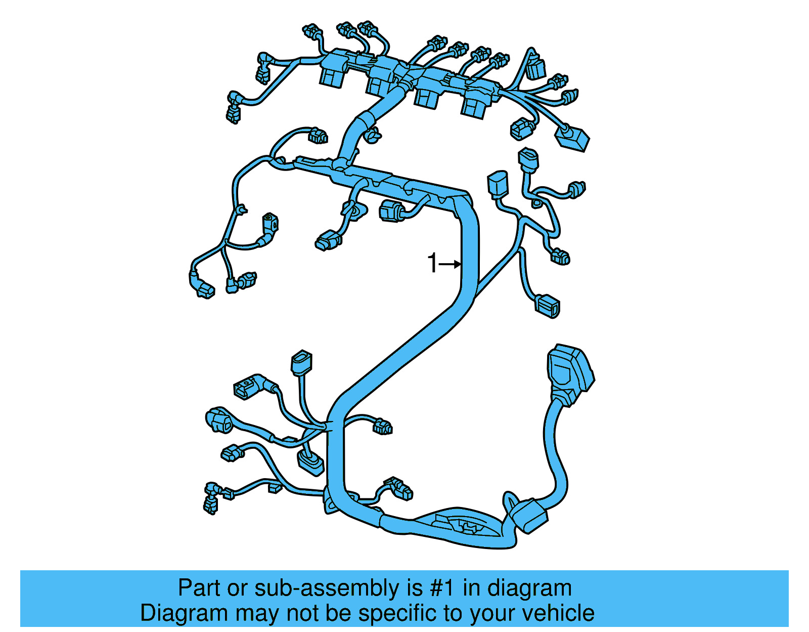 Engine Harness 06K-972-627-DM