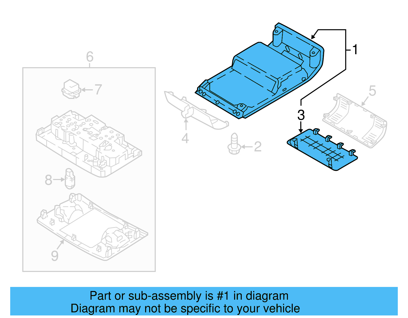 Console Assembly 5NN-868-837-82V - View 13