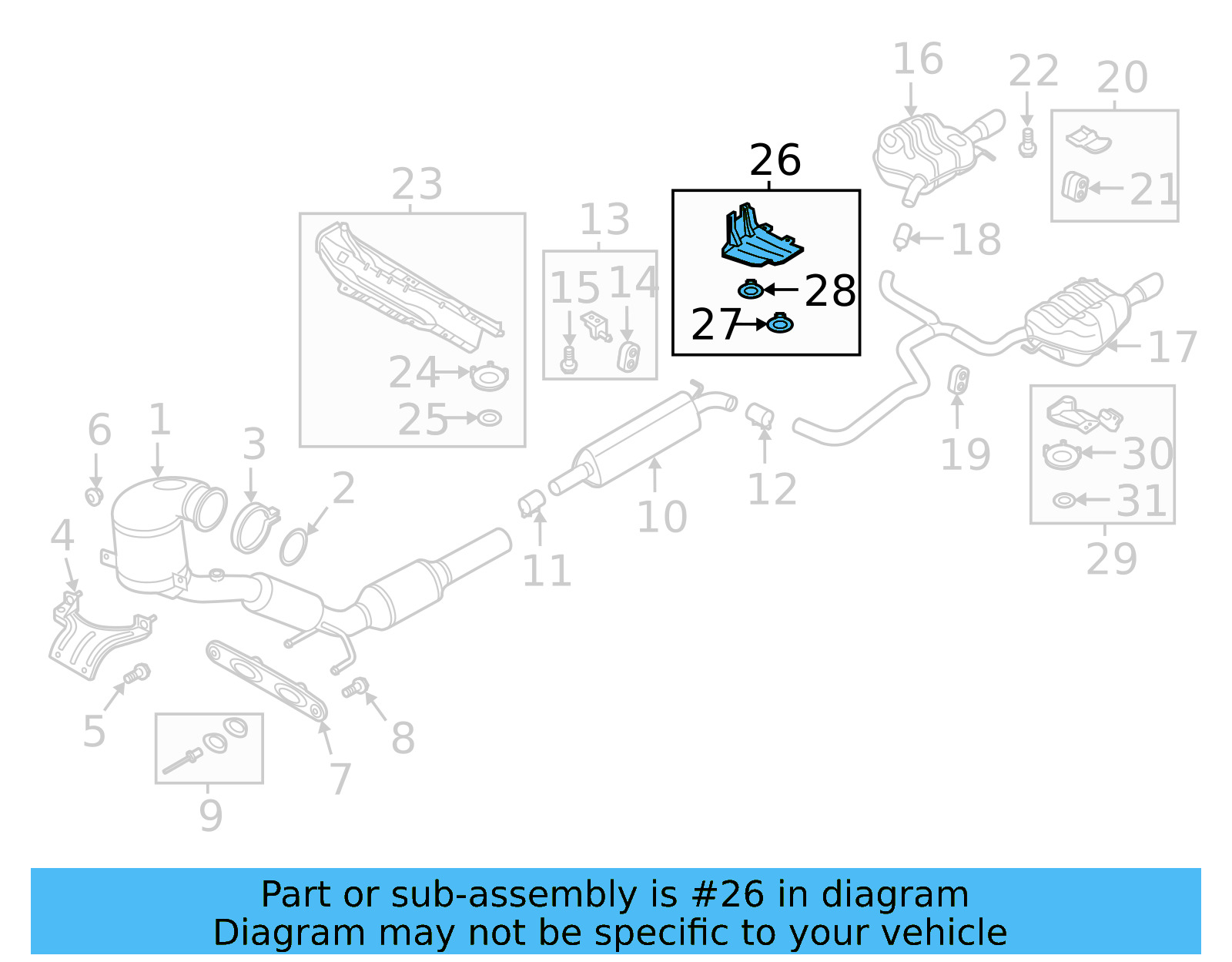 Floor Pan Heat Shield 5Q0-825-729-C - View 5