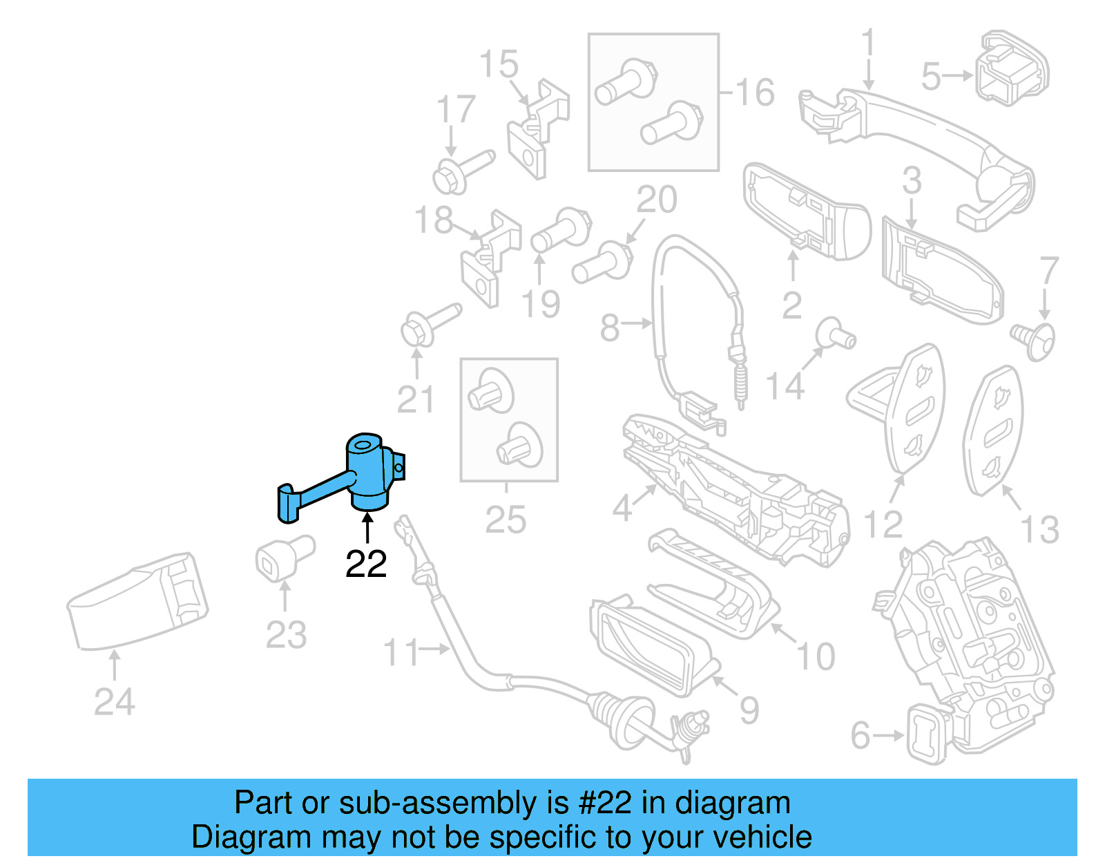 Door Check 5C6-839-249-C - View 4