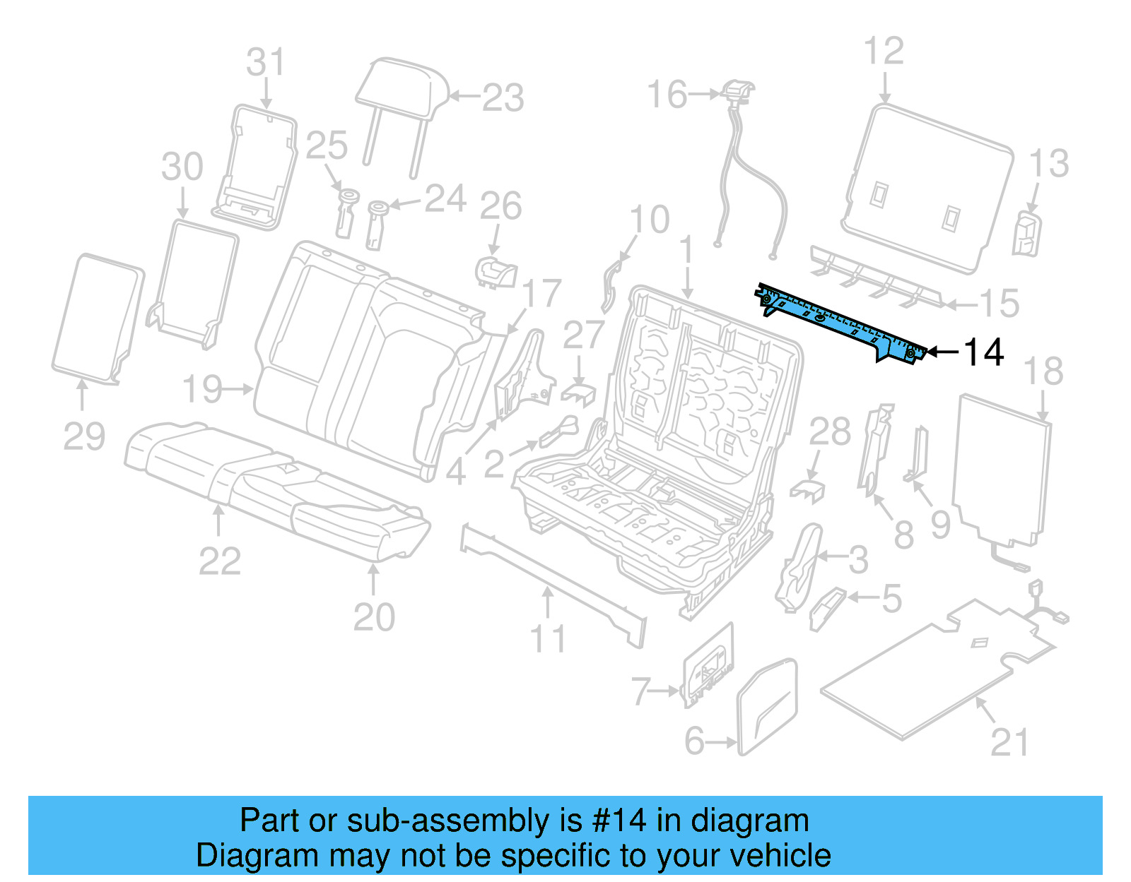Rear Cover 3CN-885-787-82V - View 23