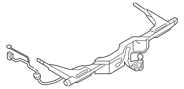 Trailer Hitch Receiver Kit (Max 1500LBS) 5NN-092-135