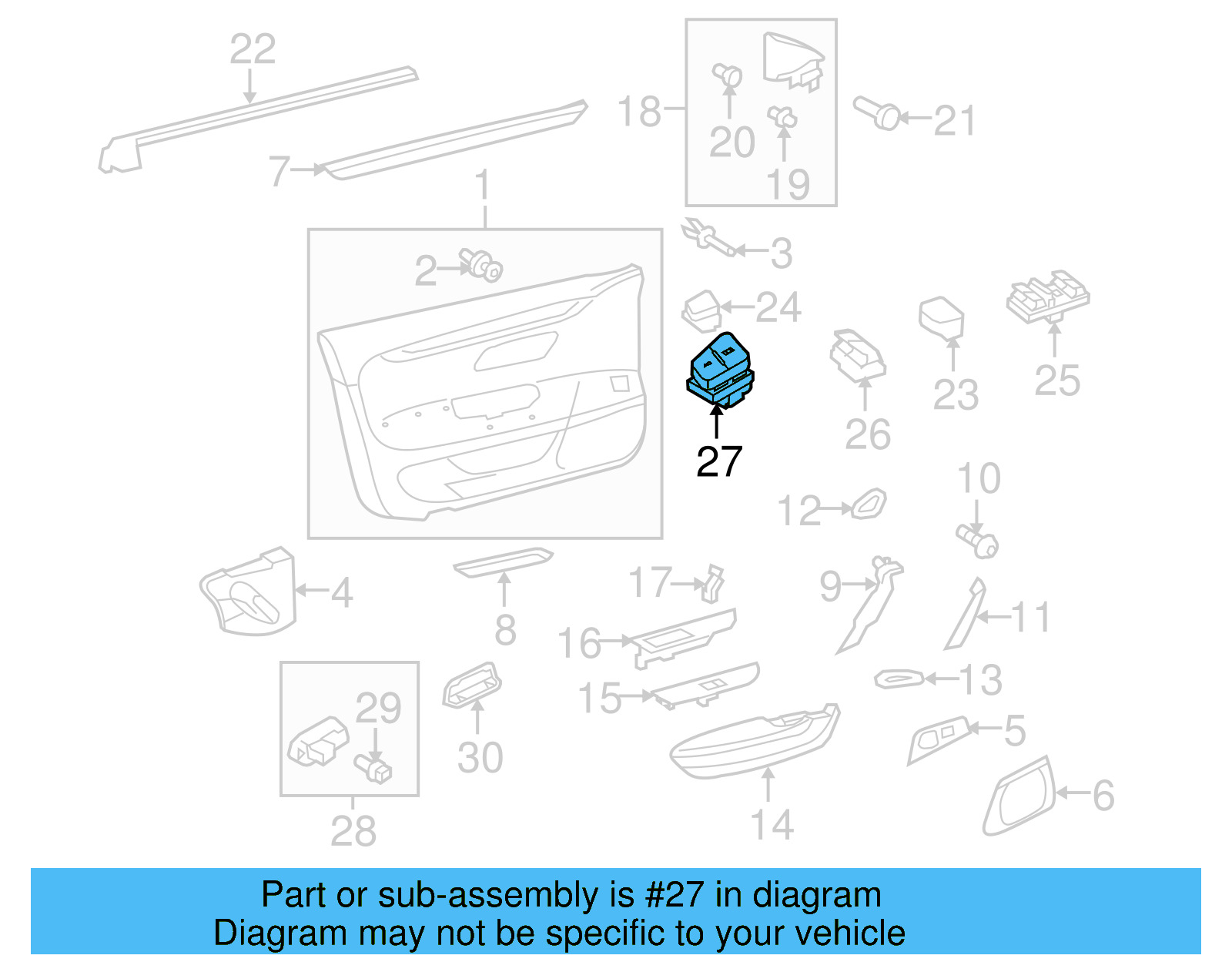 Lock Switch 1K0-962-125-B-REH - View 29