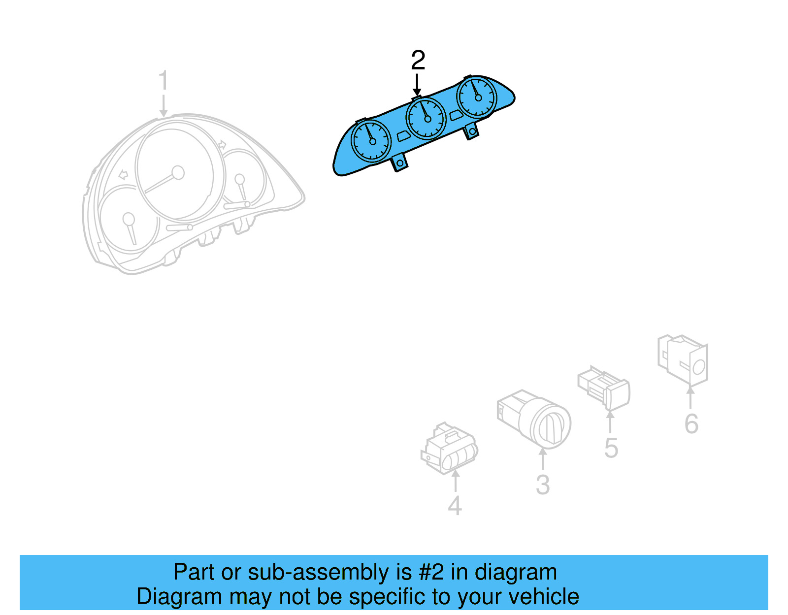 Gauge Cluster 5C5-919-527-Q