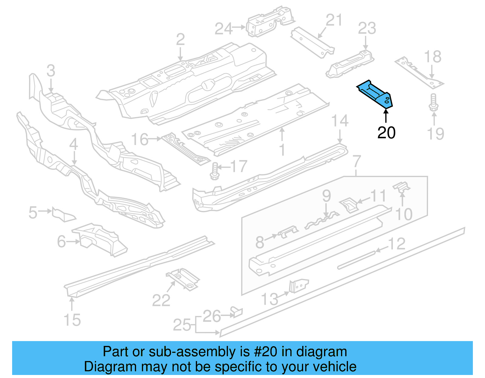 Rear Plate 5Q0-803-579 - View 33