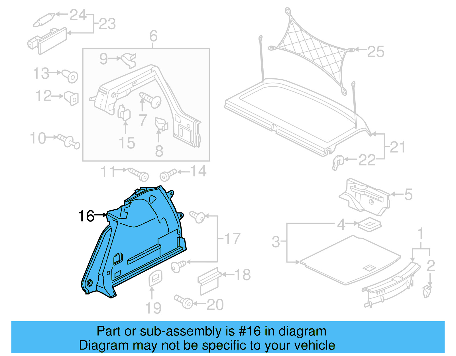Wheelhouse Trim 5GM-867-428-A-CA9 - View 5
