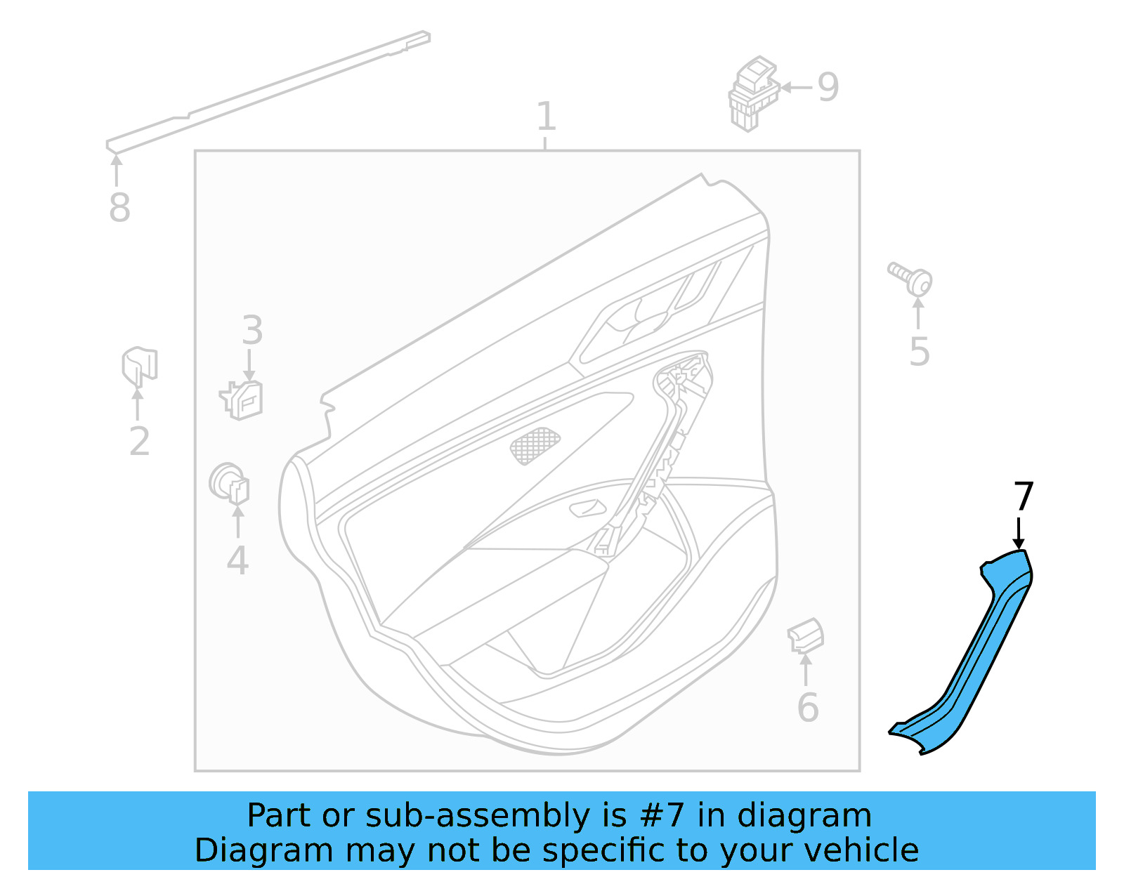 Pull Handle 17A-868-164-RM5 - View 3