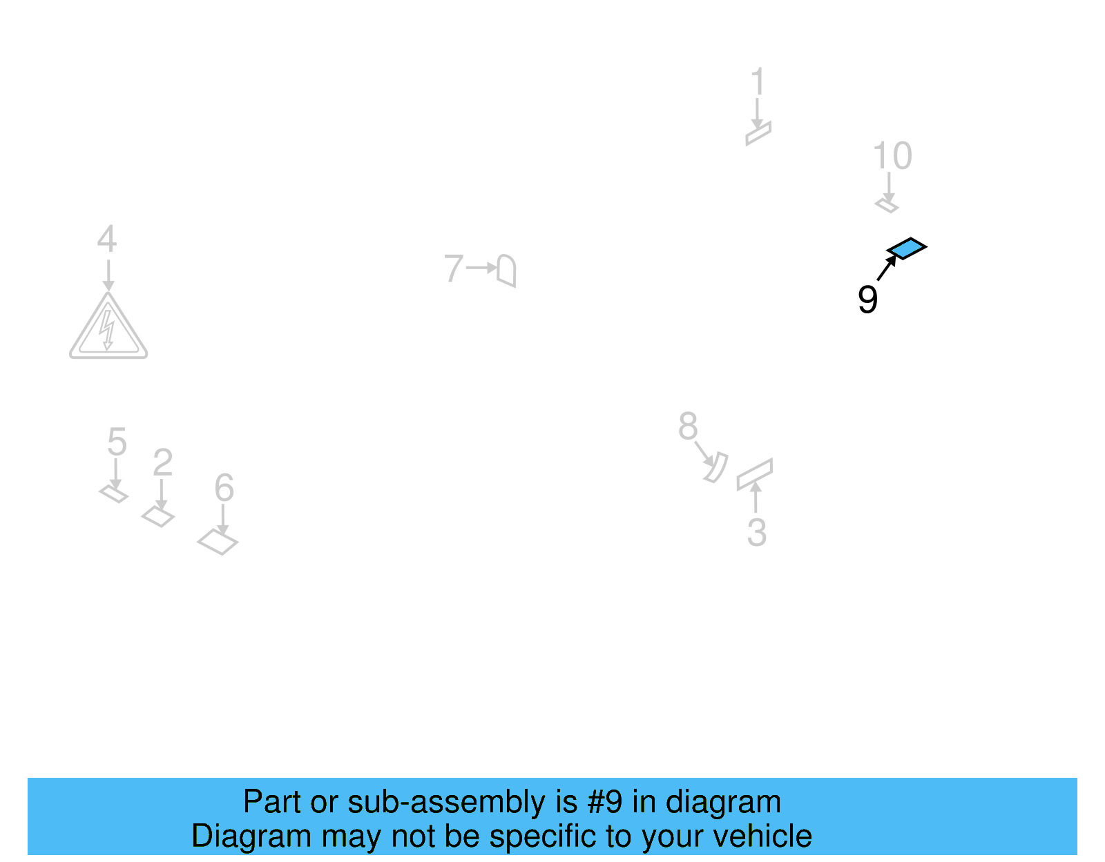 Caution Label 7L0-010-642-A - View 9