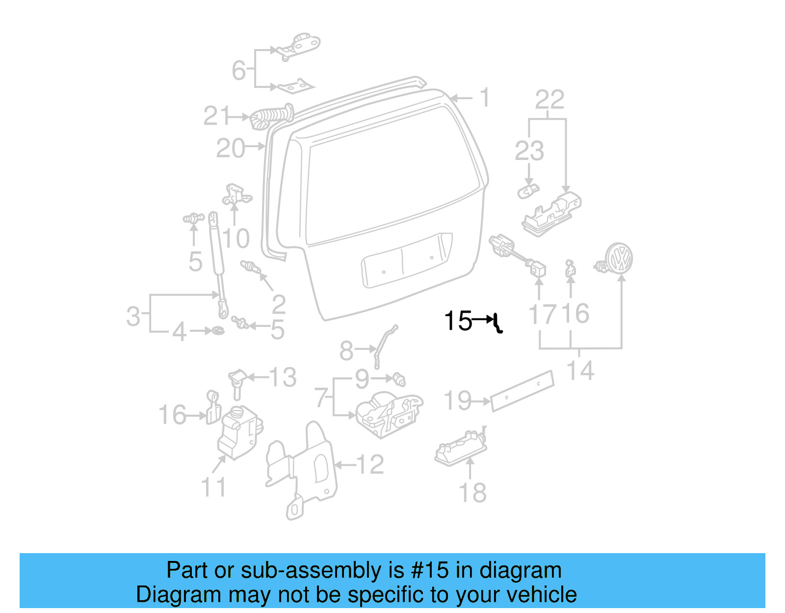 Lift 1J9-827-516-A - View 3