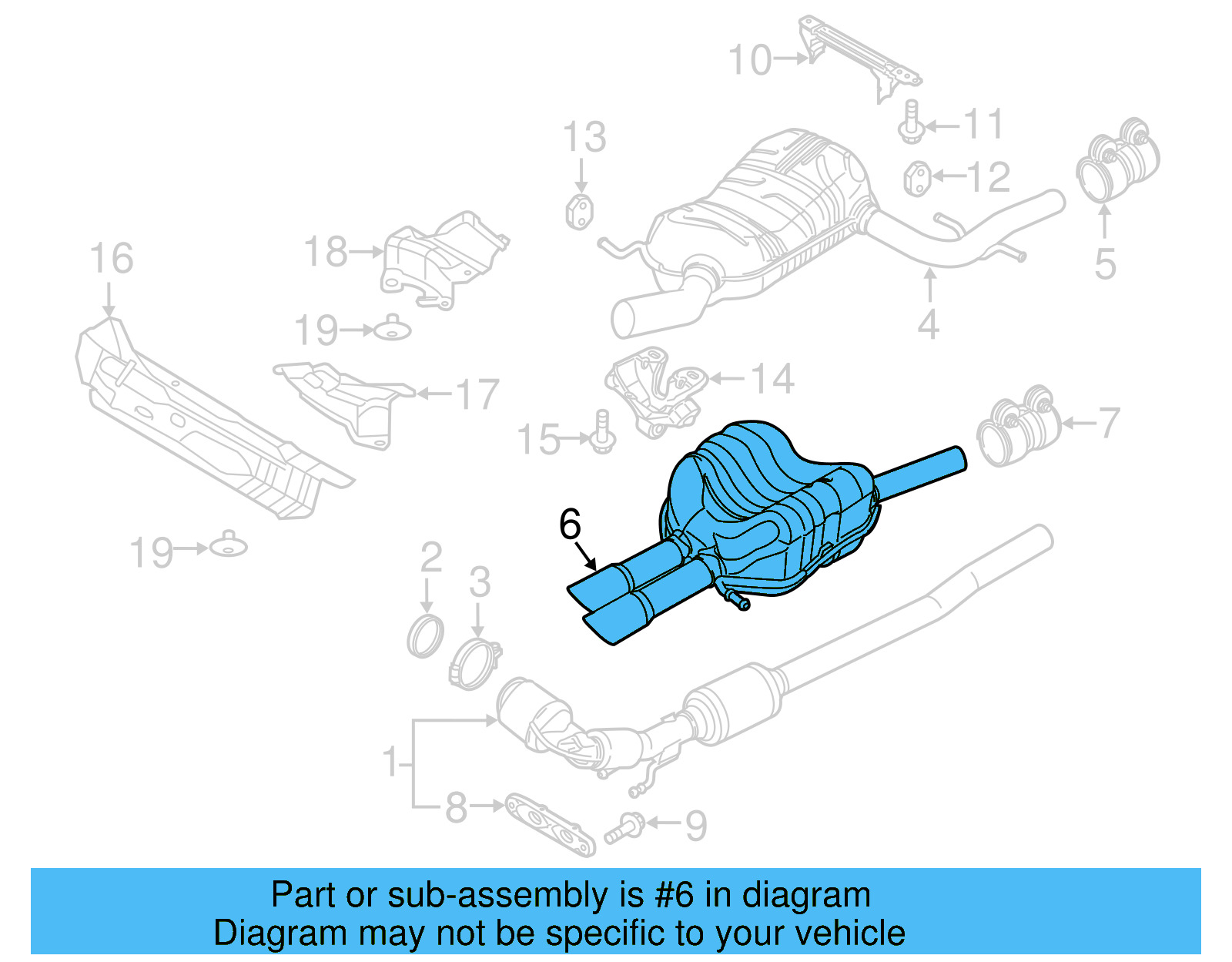 Resonator & Pipe 5C6-253-609-F - View 11