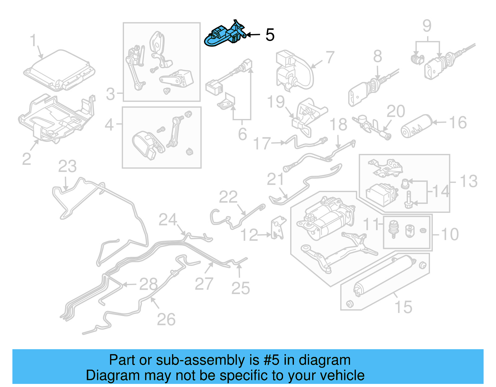 Accelerometer 7L0-907-674-C - View 3