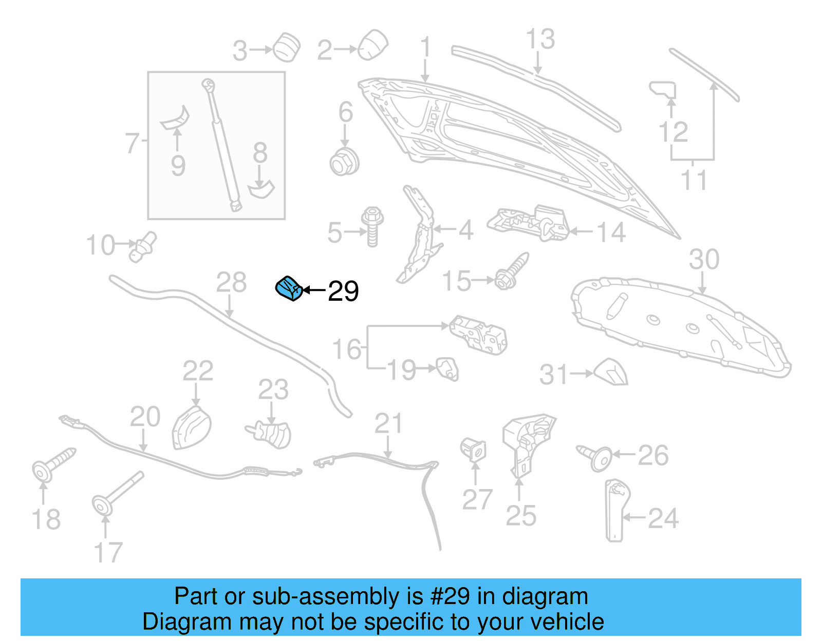 End Seal 5K0-823-729-A - View 19