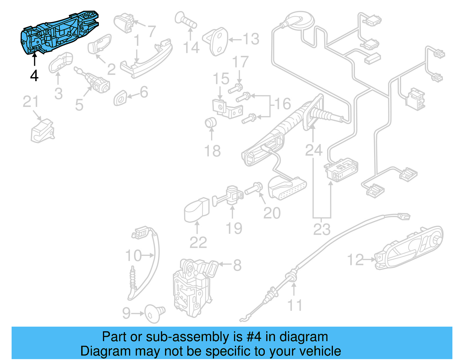 Handle Base 5C5-837-885-D - View 7