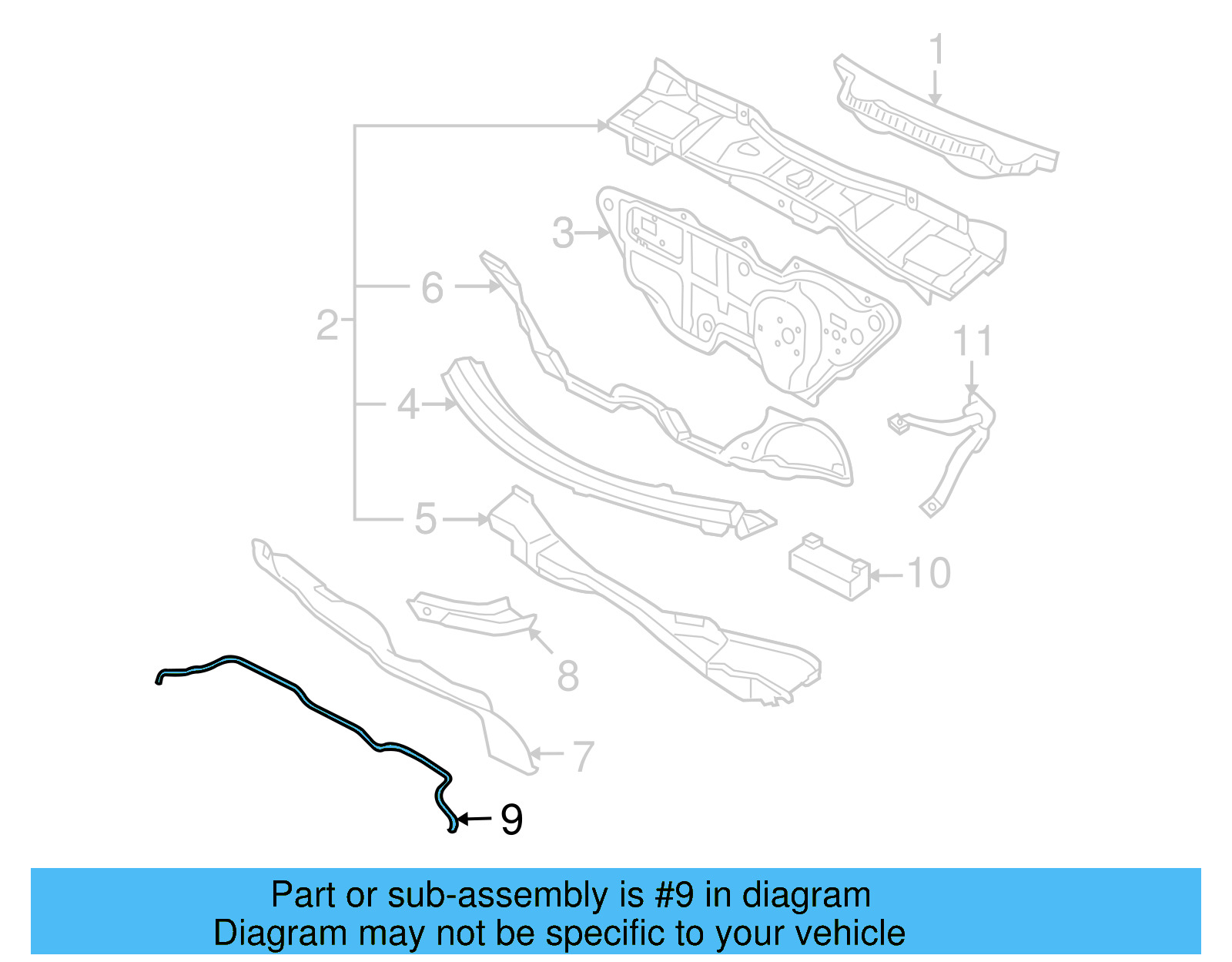 End Plate Gasket 1C0-819-142 - View 4