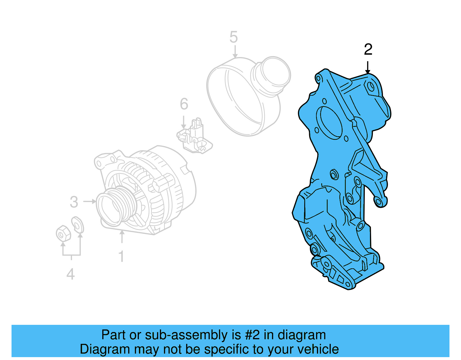 Bracket 038-903-139-K - View 7
