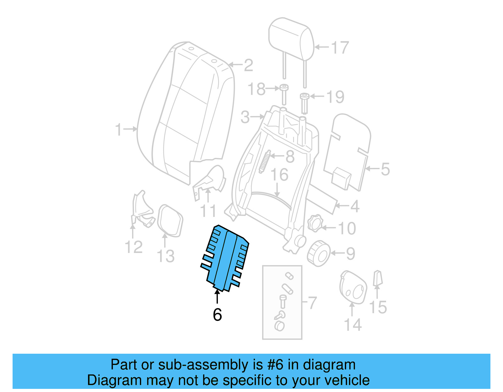 Lumbar Support 1K0-881-879-Q - View 16