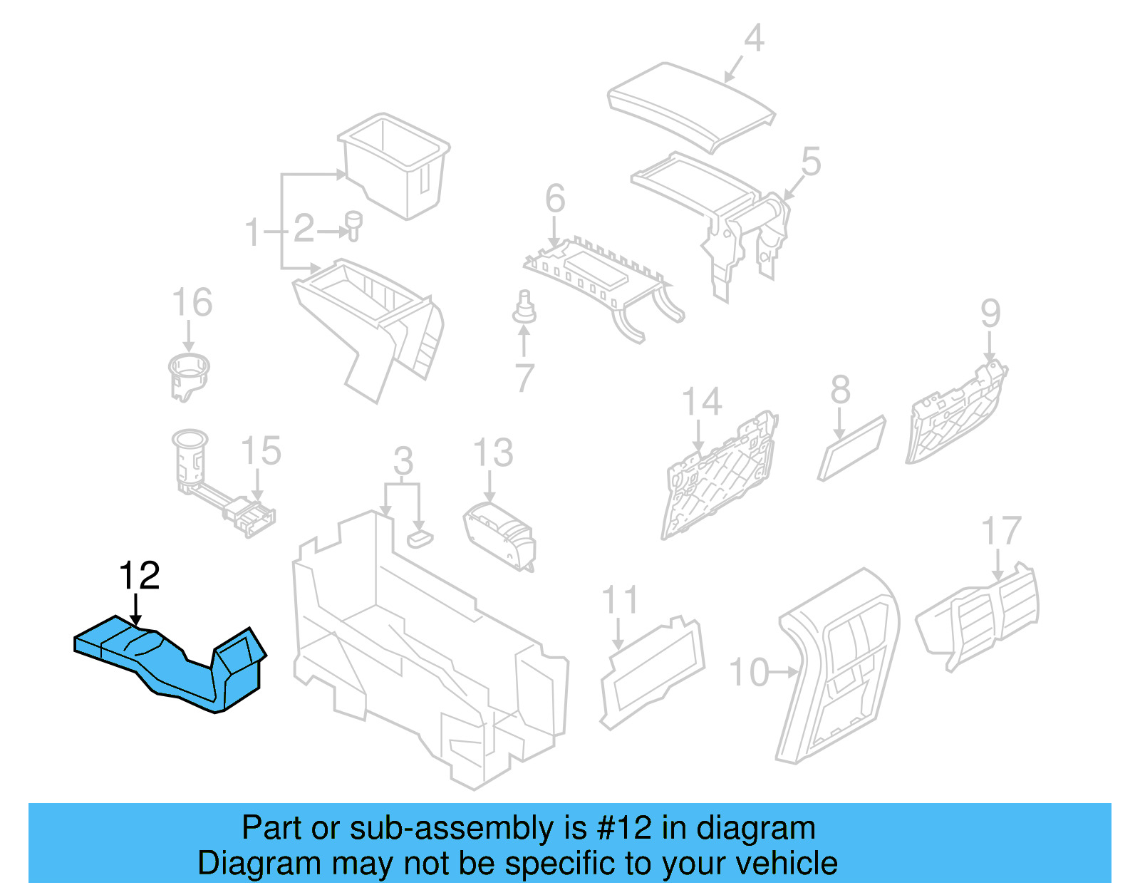 Air Duct 3C0-864-254-B - View 7