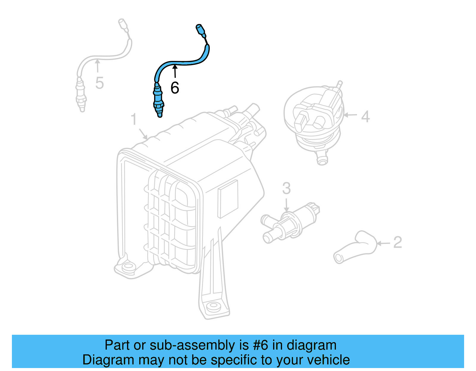 Oxygen Sensor 022-906-262-CF - View 3