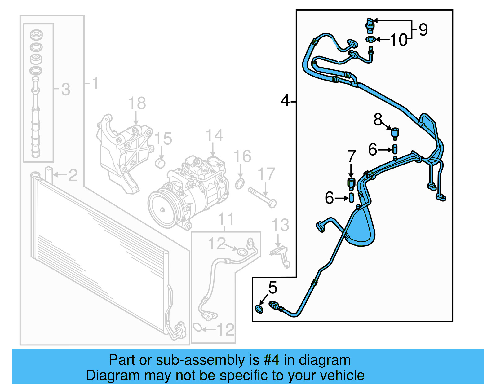 Suction Hose 7P1-820-741-CH - View 2