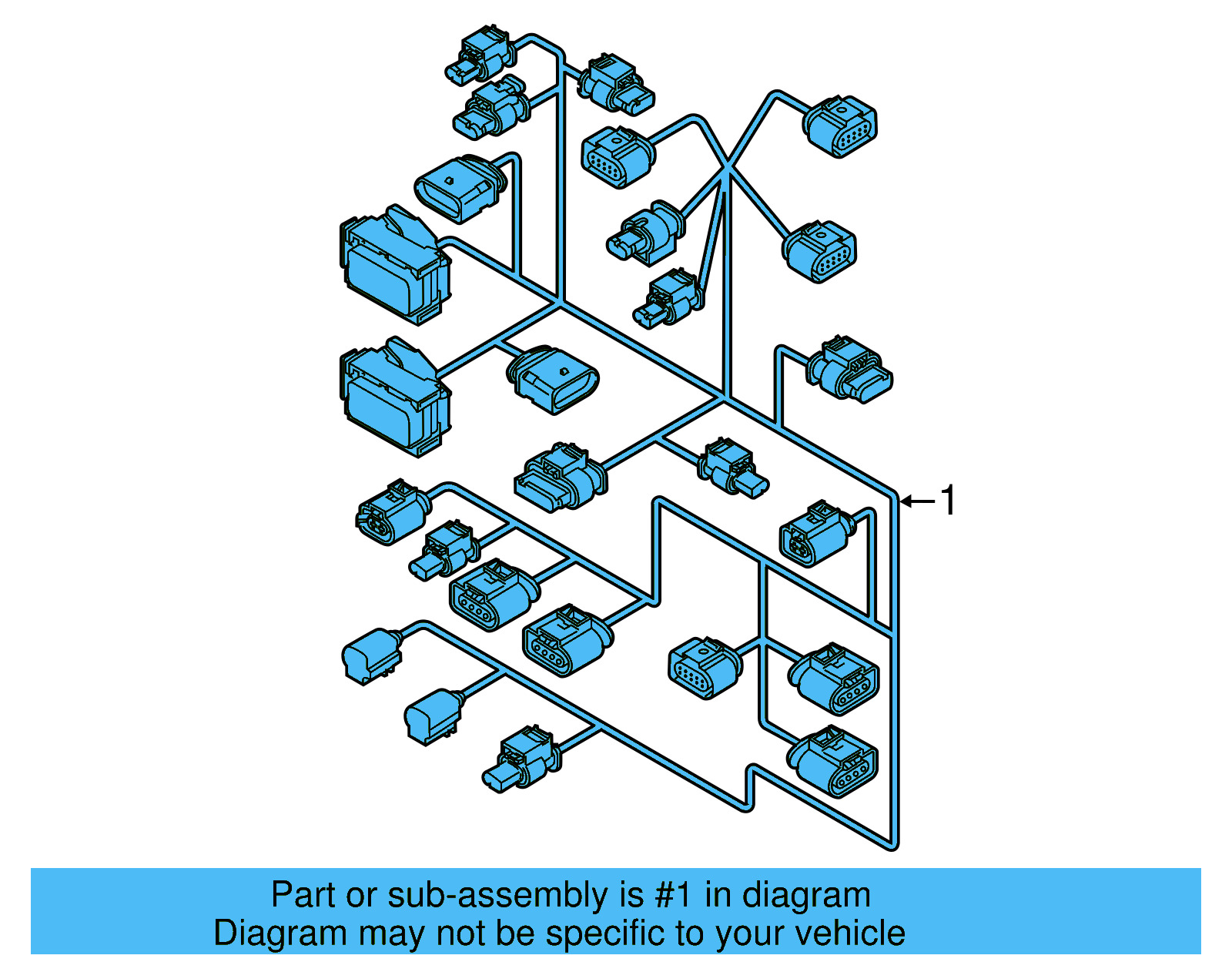 Engine Harness 06K-971-627-AS - View 5