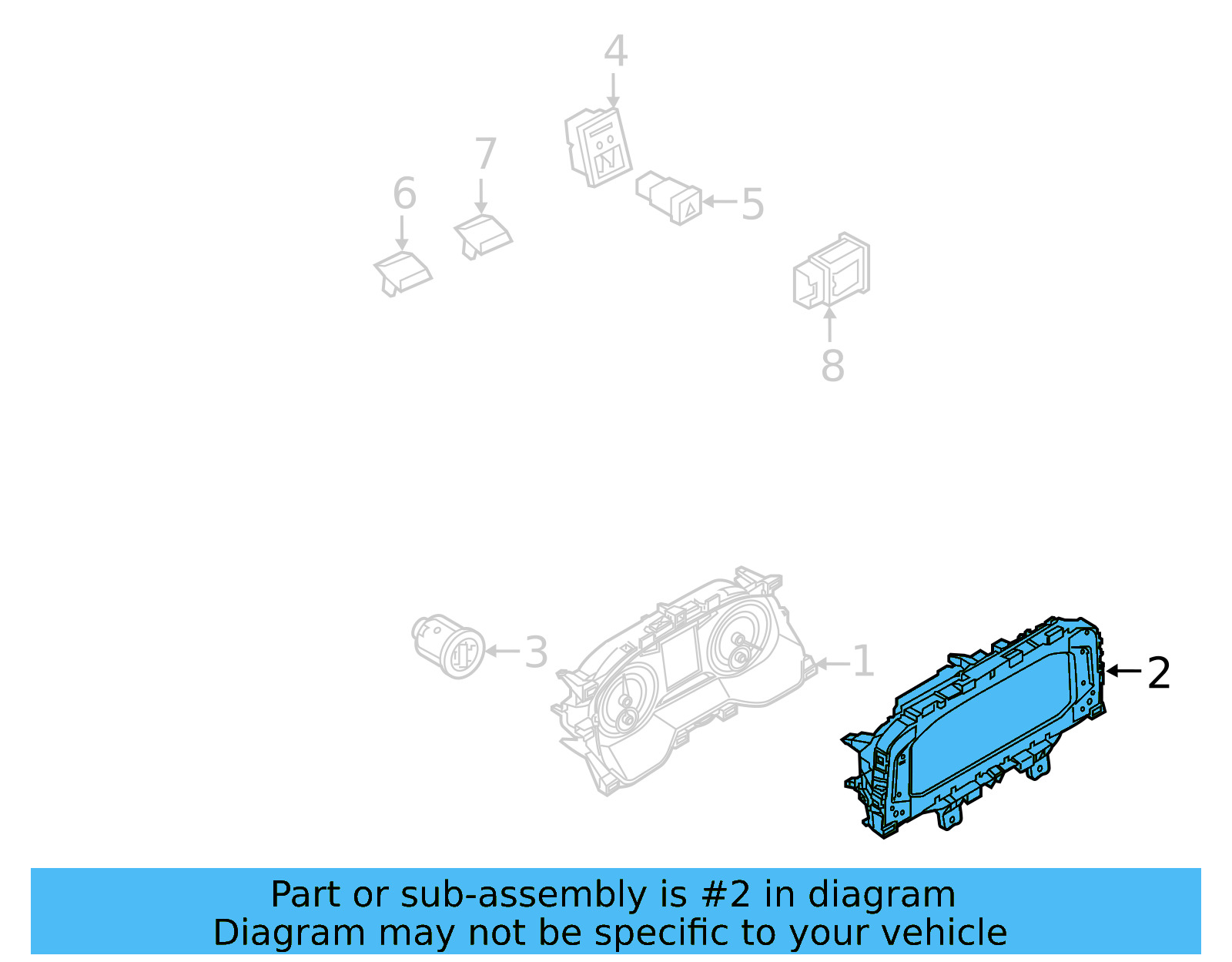 Instrument Cluster 17A-920-420-A - View 6