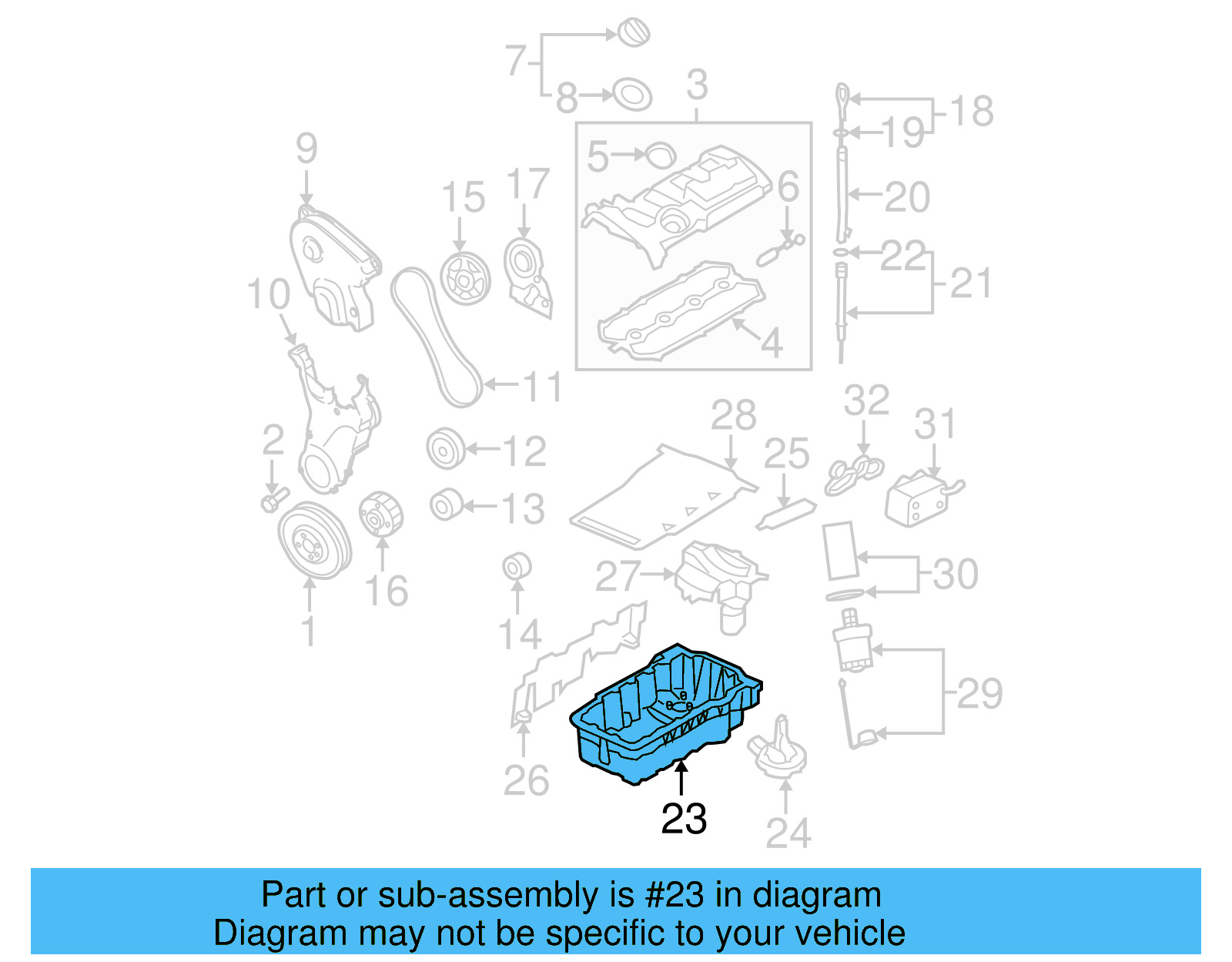 Oil Pan 06F-103-601-M - View 10