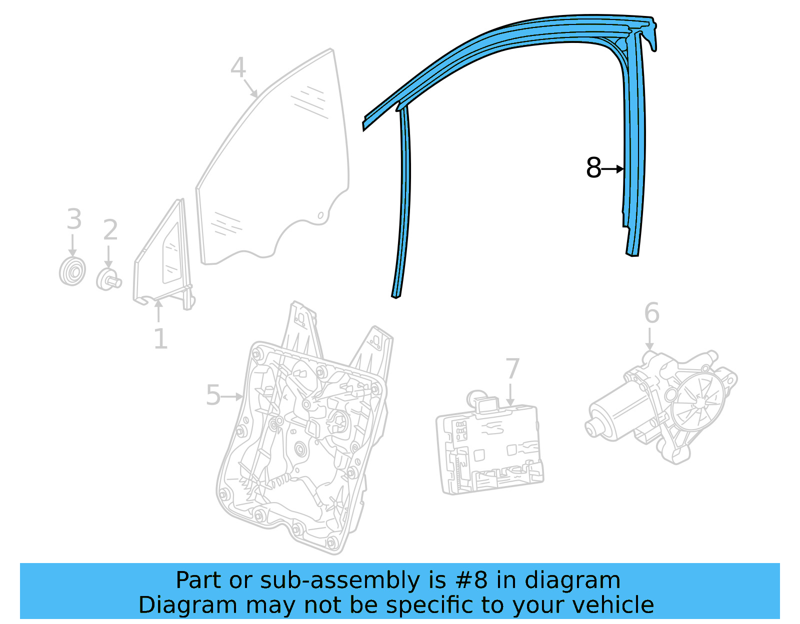 Window Channel 11A-837-439-F-5AP - View 3