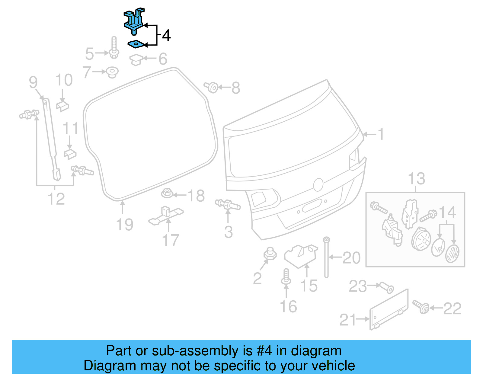 Hinge 5GM-827-301 - View 4