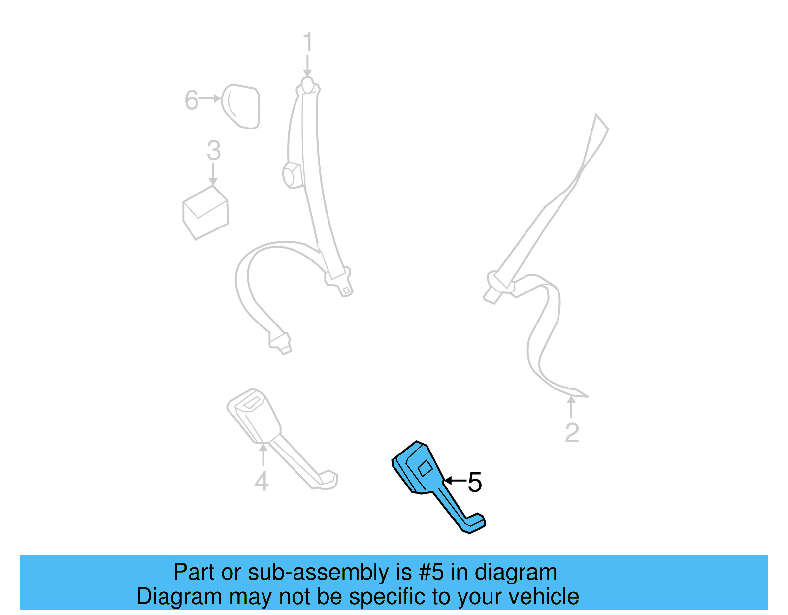 Buckle 1C0-858-493-C-FCN - View 7