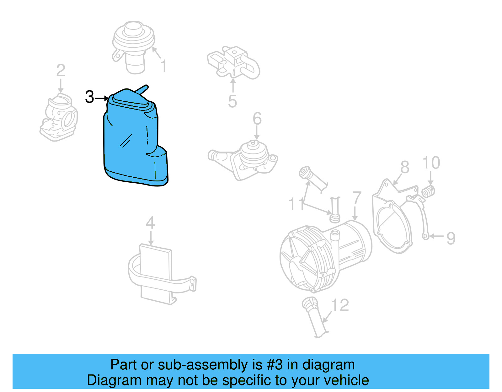 Vapor Canister 7D0-201-801-E - View 6