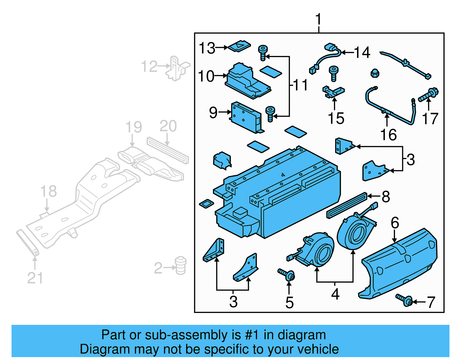 Drive Motor Battery Pack Assembly 7P0-915-590-L - View 4