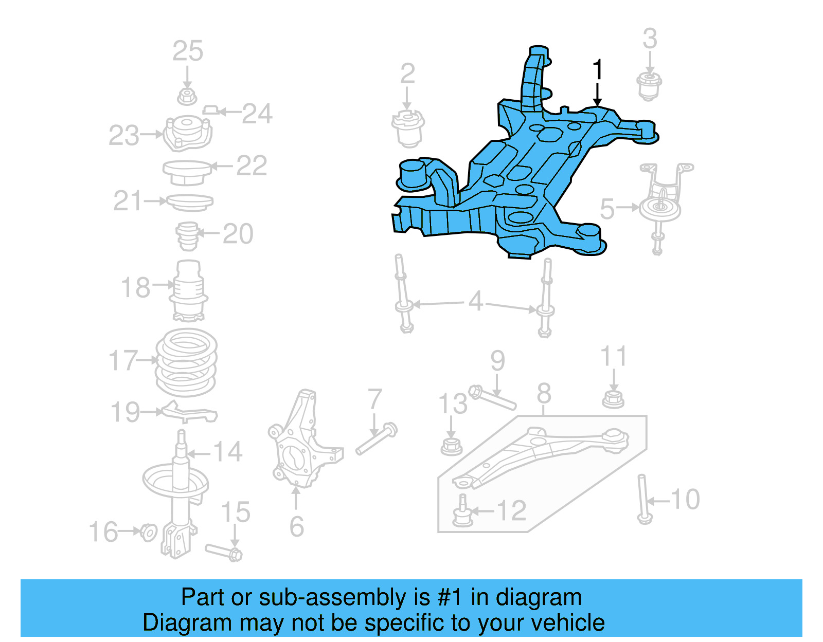 Cross 7B0-499-030-D - View 2