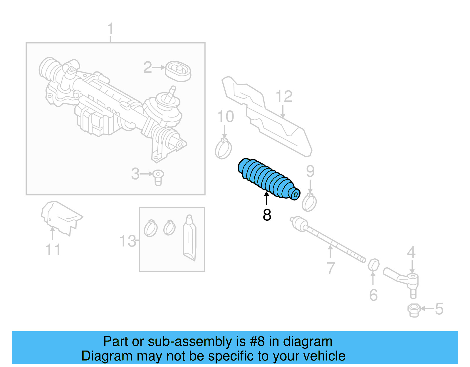 Tie Rod Boot 1K0-423-831-B - View 39