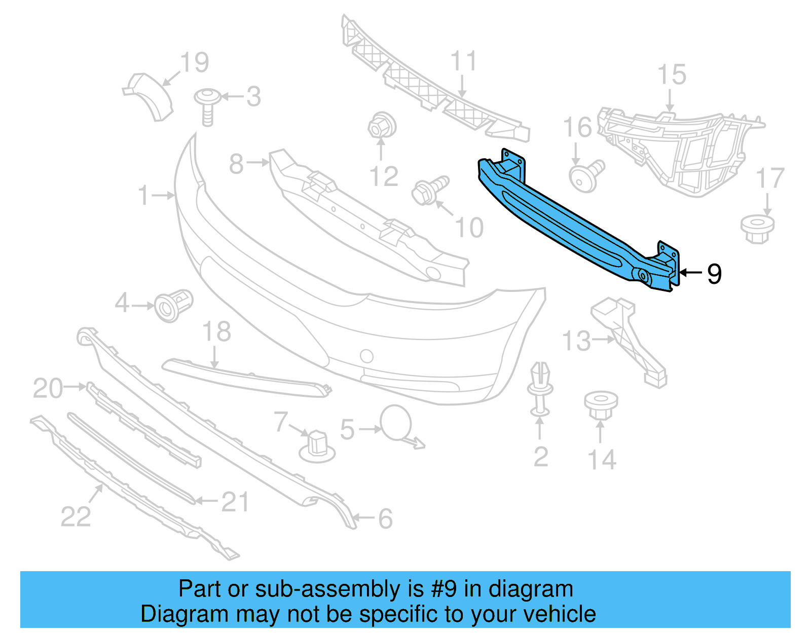 Impact Bar 5C5-807-305-A - View 8