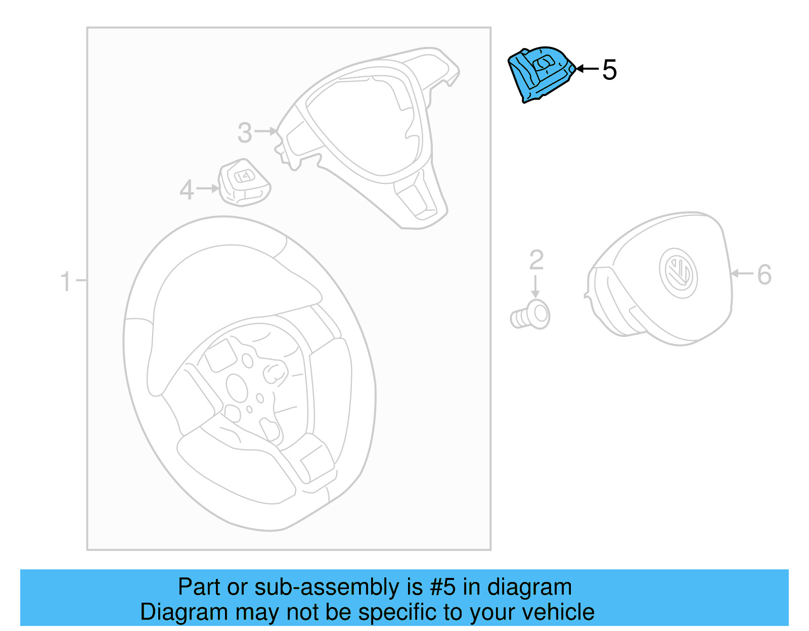 Shift Paddle 5G0-951-528-A-WHS - View 11