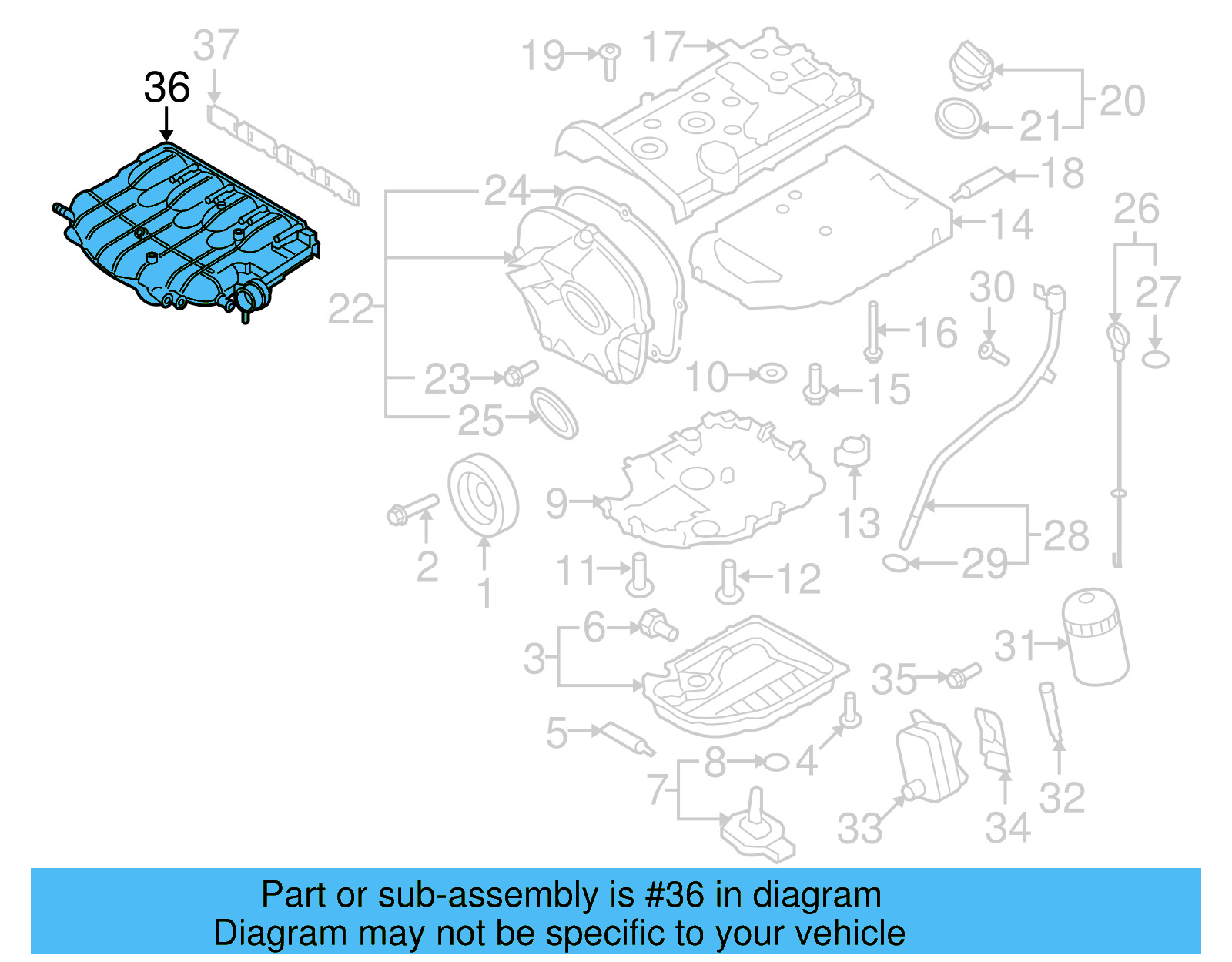 Intake Manifold 06J-133-201-BH - View 20