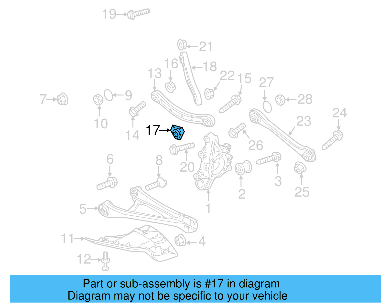 Ft Upper Control Arm Nut WHT-001-872 - View 7