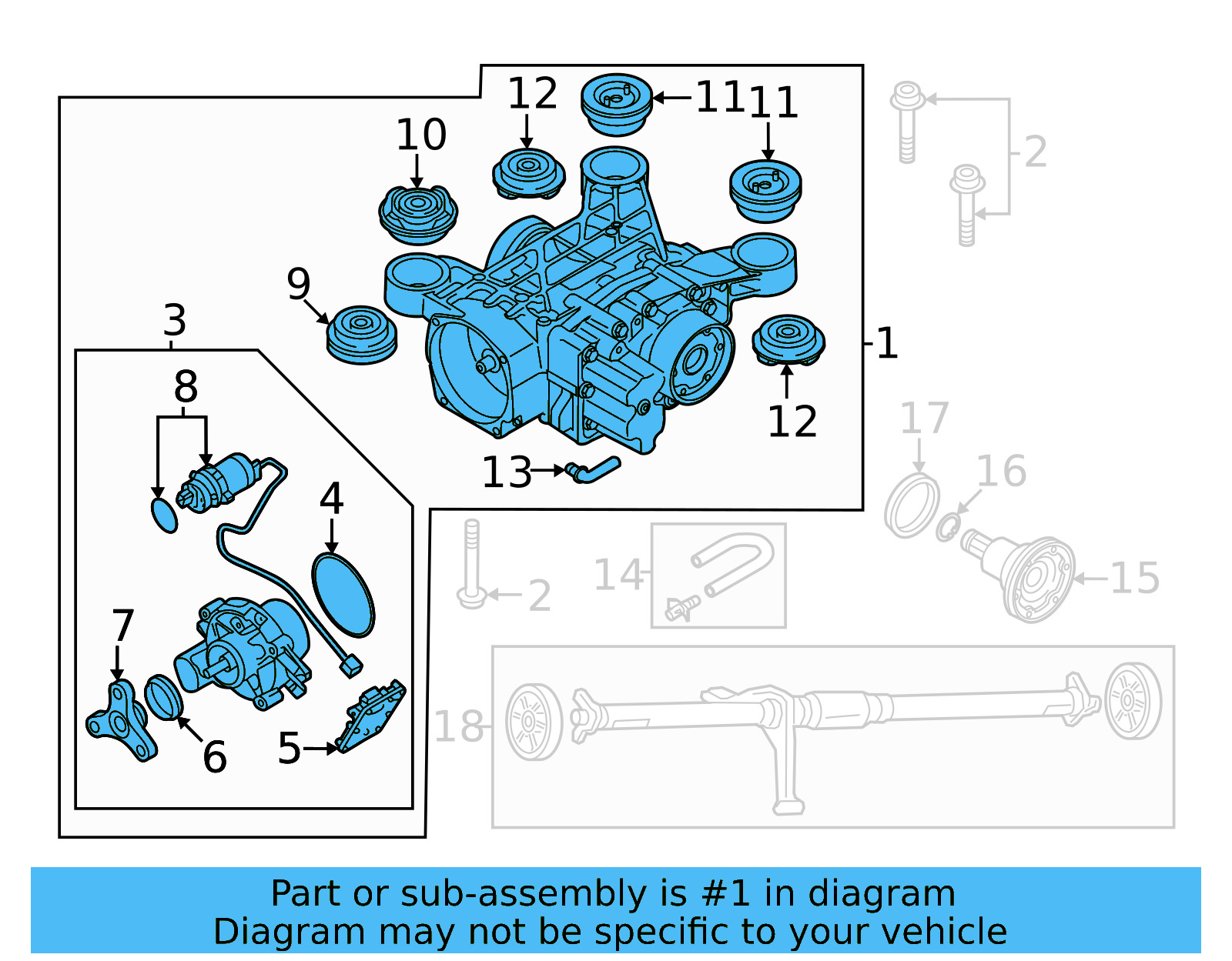 Differential 0CR-525-010-AB - View 3